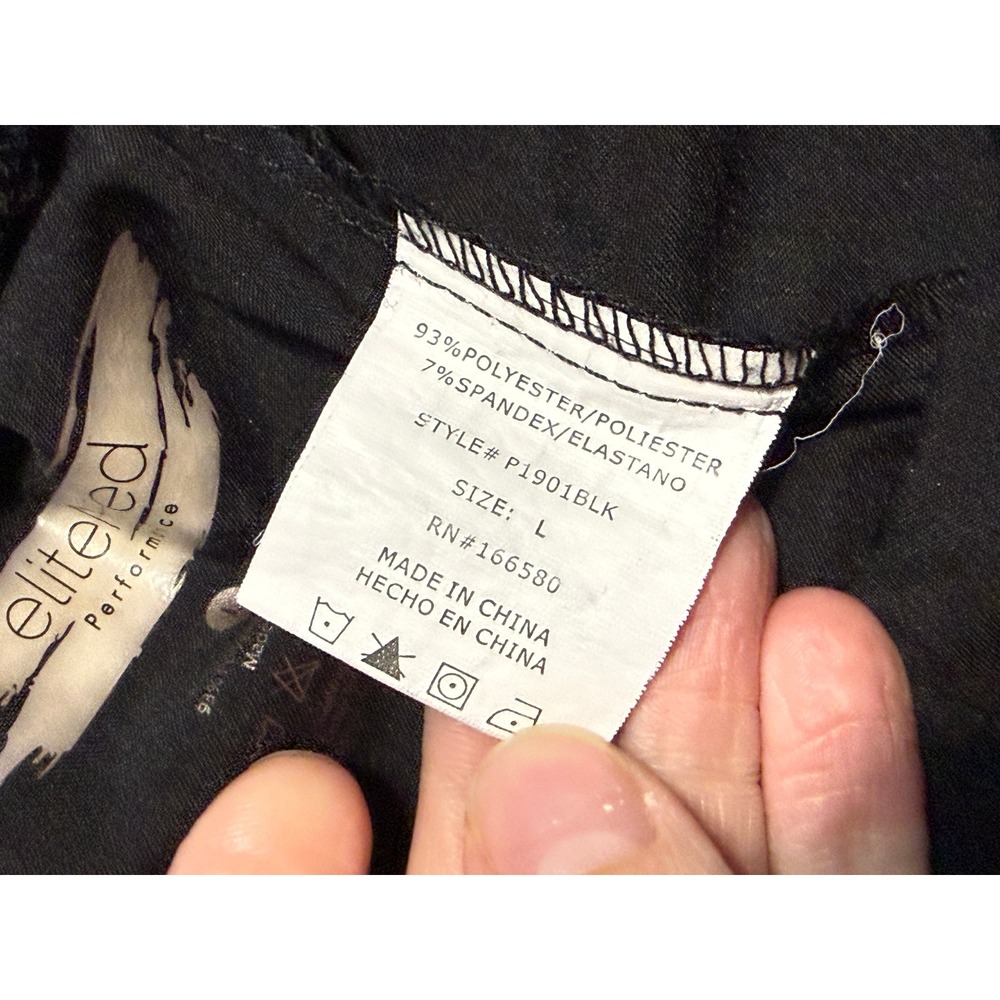 Elite Med Performance Pants Women Size Large Black Jogger Cargo Pockets - Picture 7 of 10